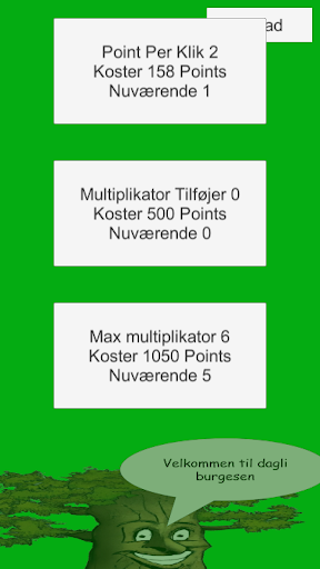 Egetræ klikker Screen 2