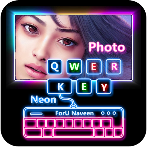 Neon Photo Keyboard LED Theme logo