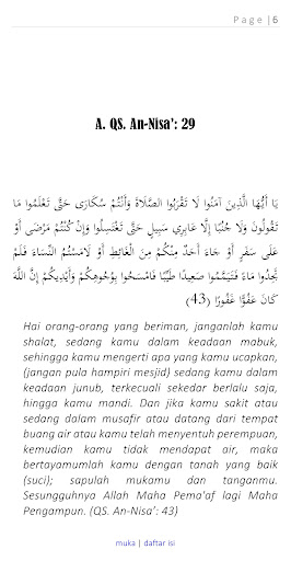 Tafsir Ahkam Larangan Junub Screen 3