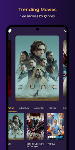 Android application Movie X screenshort