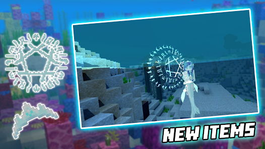 Imágen 1 Mermaids Mod Addon for MCPE android