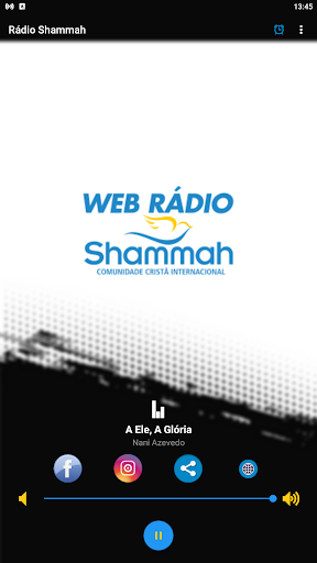 Android application Rádio Shammah screenshort