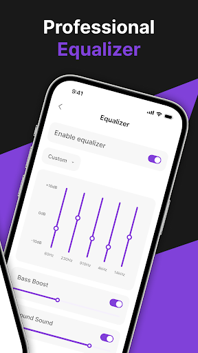 MP3 Music Player and Equalizer Screen 2