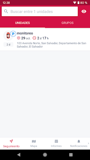 Android application CXPSFleet Mobile screenshort