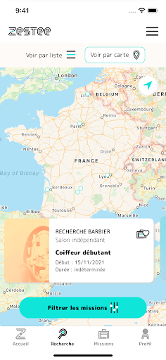 Zestee Emploi Coiffure Screen 3