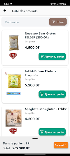 Tyfano - Produits Sans Gluten Screen 2