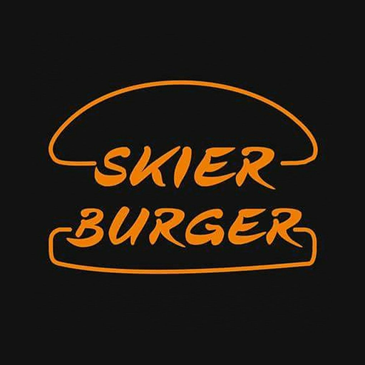 Skier burger logo