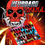 skull keyboard graffiti theme icon