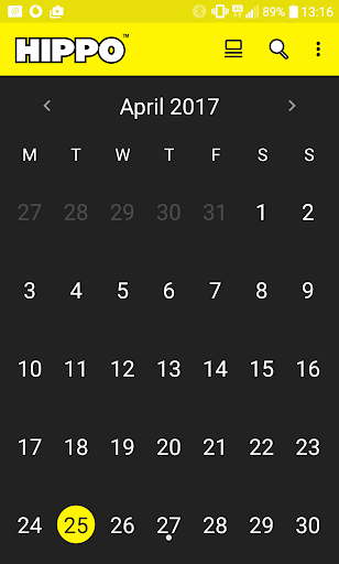 Android application HIPPO Collection Booking App - screenshort