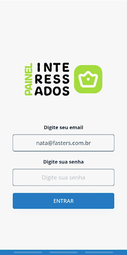 Android application Painel Interessados screenshort