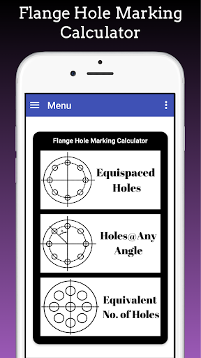 Android application Flange Hole Marker Pro screenshort