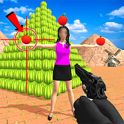 Apple Target Shoot: Watermelon Shooting Game 3D