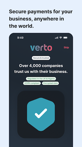 Verto Pay Screen 2