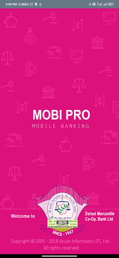 Android application Dahod Mercantile Co-Op Bank screenshort