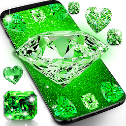 Icon image Green diamond shiny wallpapers