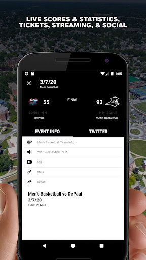 Providence Friars Gameday Screen 3