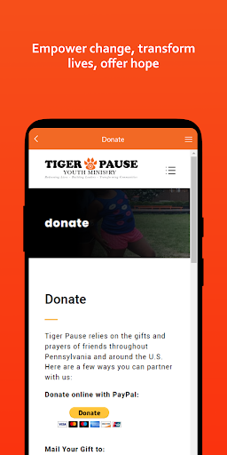 Tiger Pause Beaver Falls Youth Screen 2
