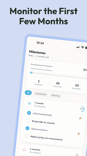Baby Tracker Newborn Sleep Log Capture d'Écran de l'Application Android 4