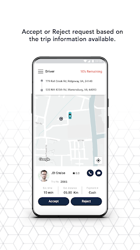 Android application Get&Go Driver screenshort