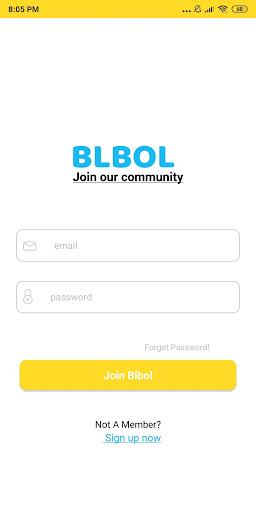 Android application BLBOL screenshort