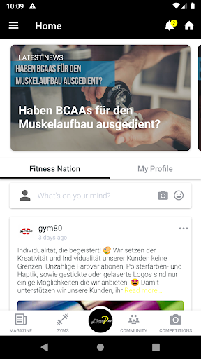 Fitness Pur Screen 2