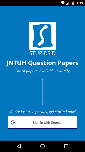 Android application JNTU Hyderabad Exam Question P screenshort