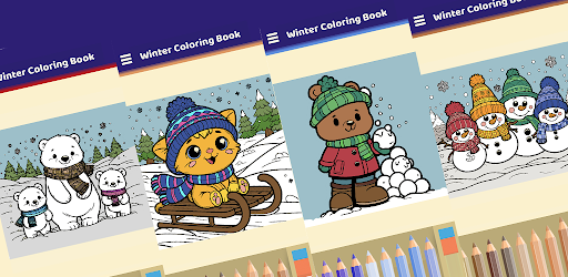 Winter Coloring Book