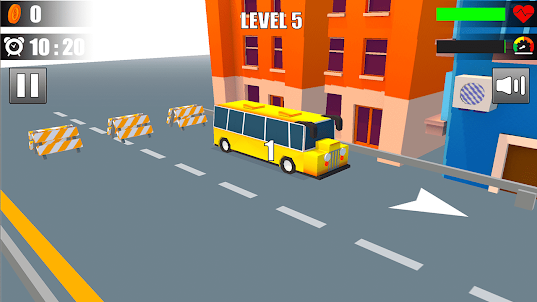 Estacionamento de ônibus 3D