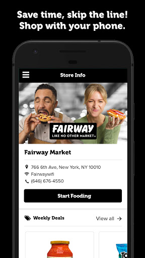 Android application Fairway Market screenshort