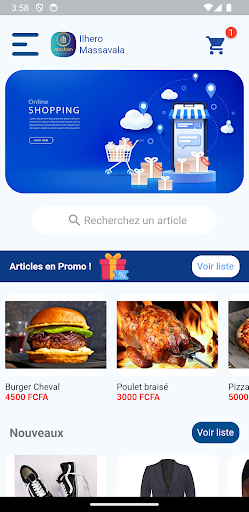 Android application Abraham Market screenshort