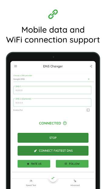 Screenshot 9 DNS Changer | Mobile Data & WiFi | IPv4 & IPv6 android