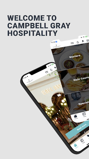 Android application Campbell Gray Hospitality screenshort