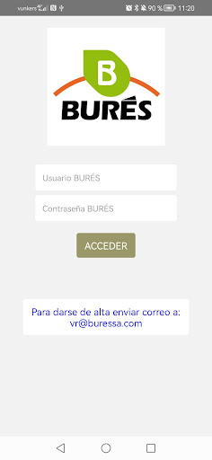 Android application Burés Profesional S.A. screenshort