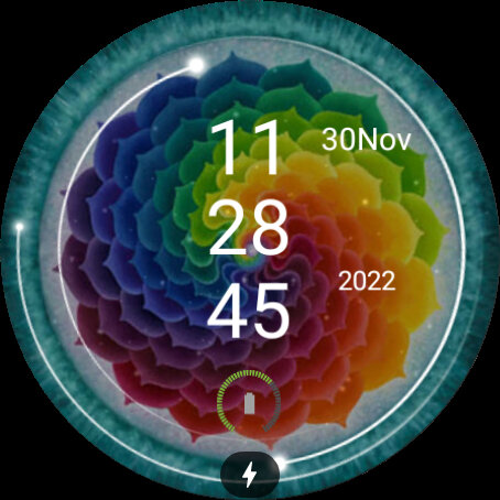 Mandala Animated Color Watch Screen 3