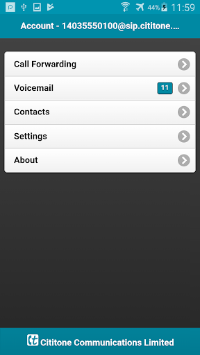 Cititone Portal Screen 2