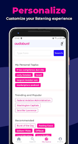 Screenshot 2 Audioburst: Personalized talk  android