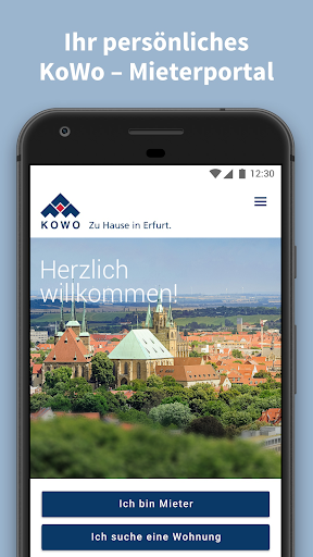 Android application KoWo Erfurt screenshort