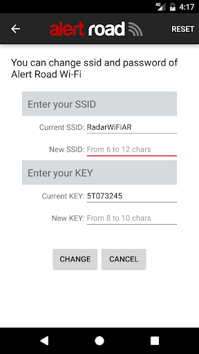 Alert Road Updater Screen 2