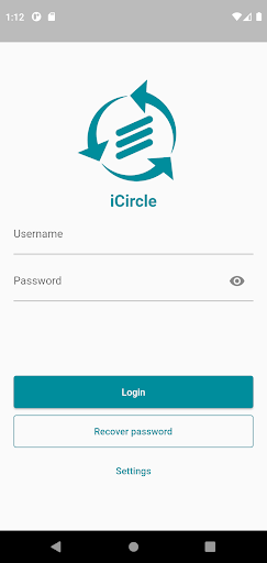 Android application iCircle screenshort