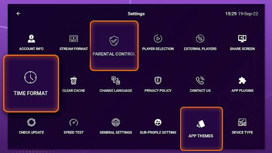 IPTV Smart Purple Player Screenshot