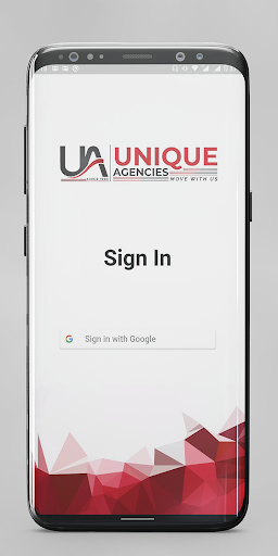 Android application Unique Agencies screenshort