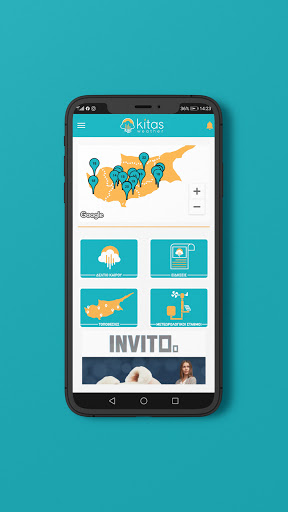 Android application KitasWeather screenshort