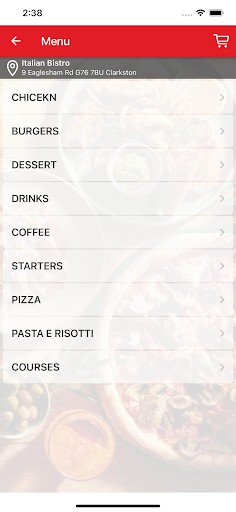Italian Bistro Screen 3