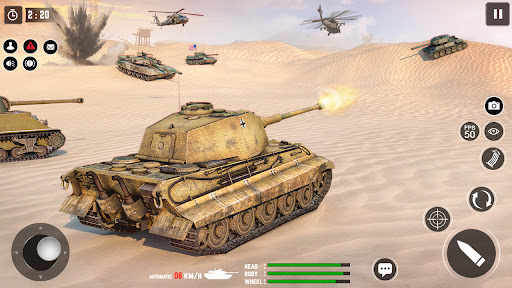 Android application Tank Battle Game - War Game 3D screenshort