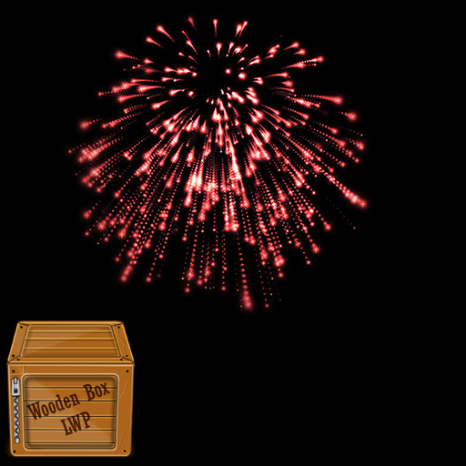 moving fireworks wallpaper logo