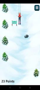 Snow skating game