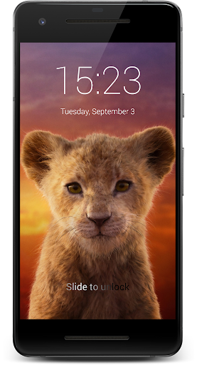 Lion Of Africa HD Lock Screen