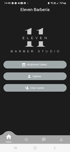 Android application Eleven Barbería screenshort