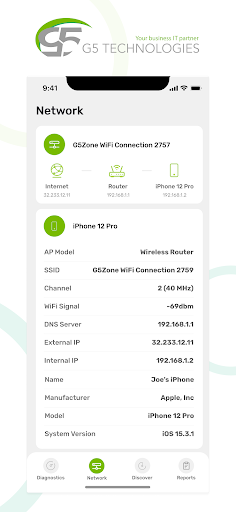 G5 Technologies Screen 2