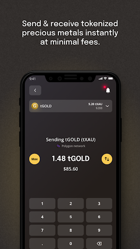 Aurus – Precious Metals & DeFi Screen 3